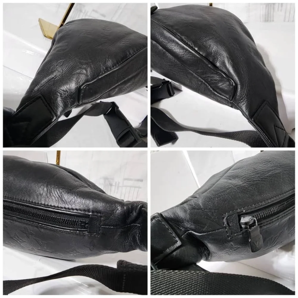 SOLD***Authentic LOUIS VUITTON Monogram Shadow Leather Discovery Bum/Waist Bag - Picture 5 of 15